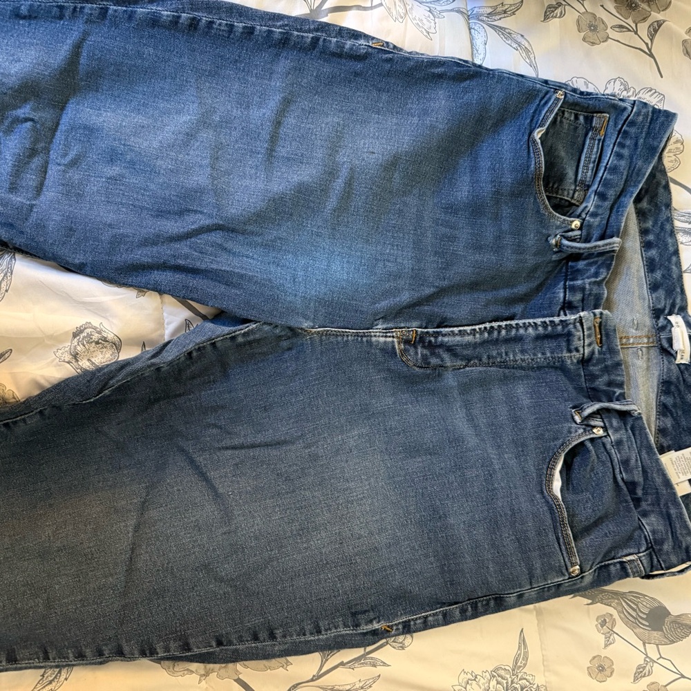Good American Dark Blue Denim Jeans
